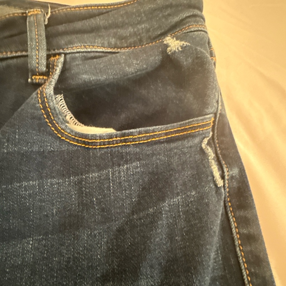 Old Navy Rockstar Regular Jeans Womens Size 18 Standard Dark Wash FA13 - Picture 4 of 16